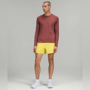 Lululemon Metal Vent Tech Long Sleeve Shirt 2.0 size large red brick color